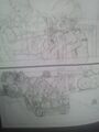 Katabuchi's sketches for Ace Combat 04