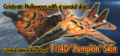 Banner advertising the "Pumpkin" Skin